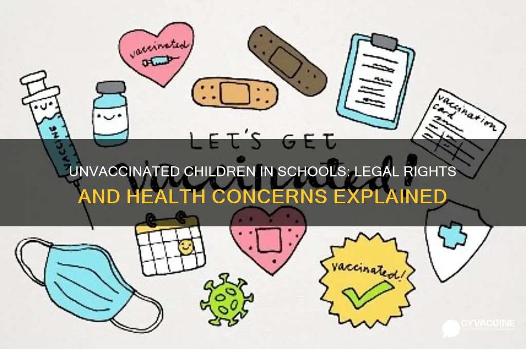 is my child allowed in a school if not vaccinated