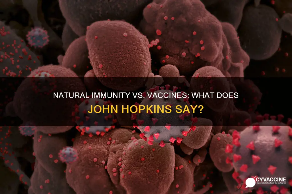 is natural immunity better than a vaccine john hopkins