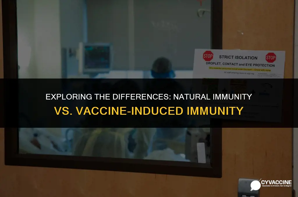 is natural immunity same as vaccine