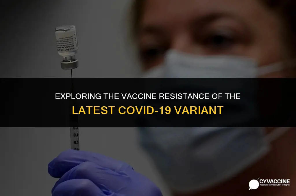 is new variant resistant to vaccine
