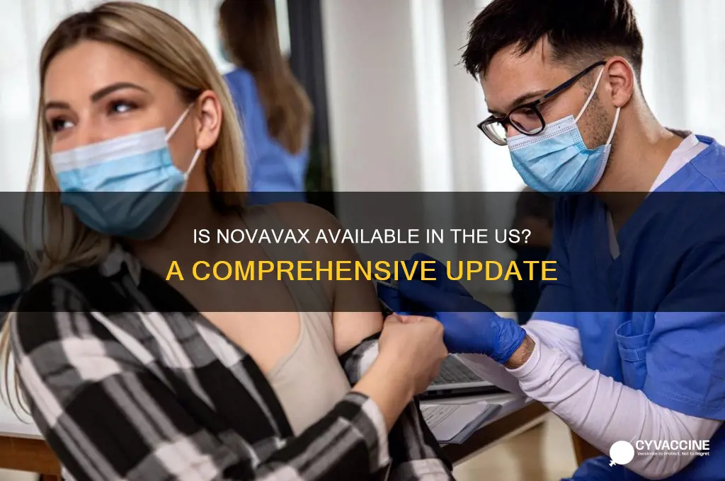 is novavax available in the us