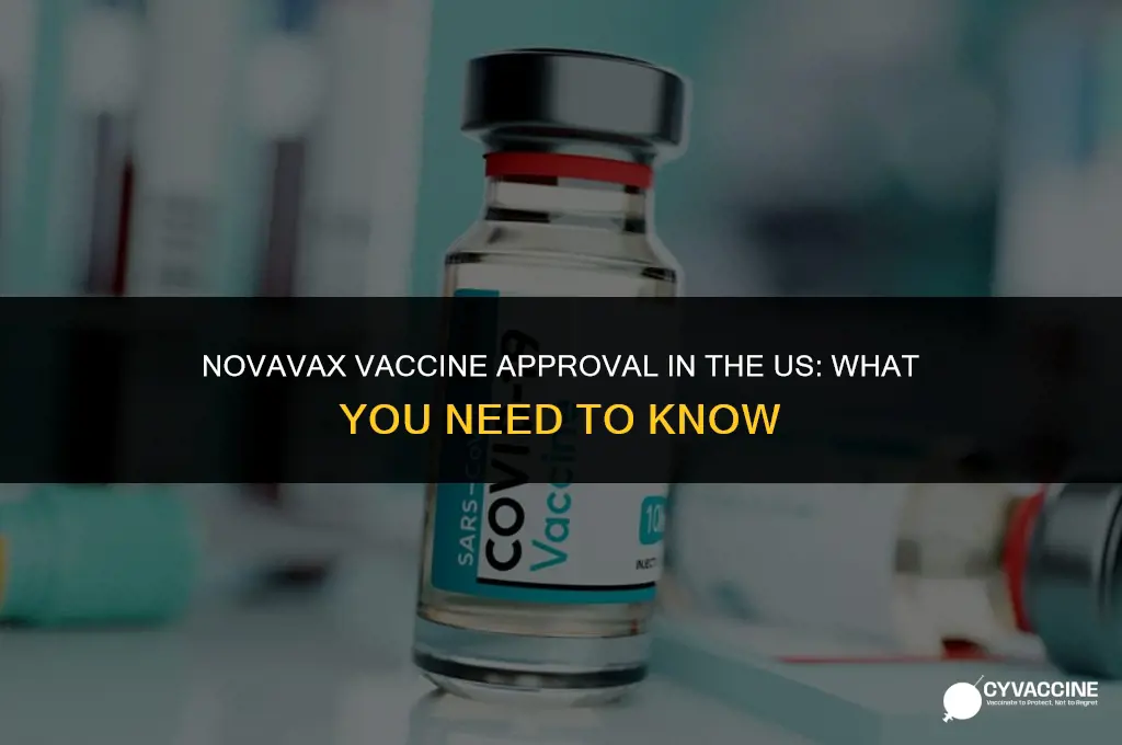 is novavax vaccine approved in us