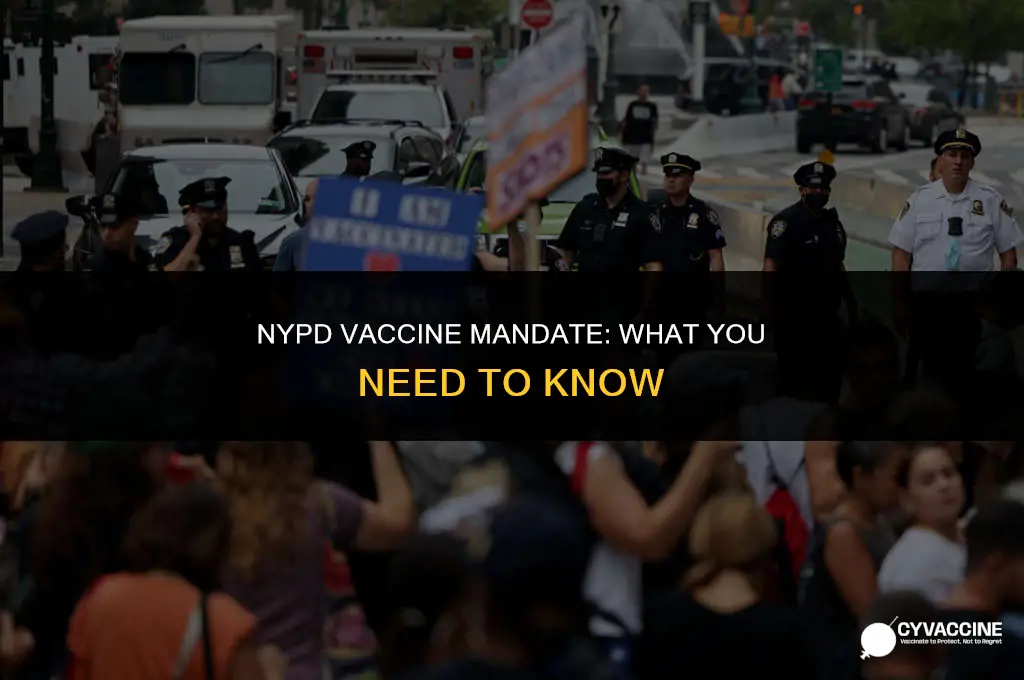 is nypd mandatory to be vaccinated