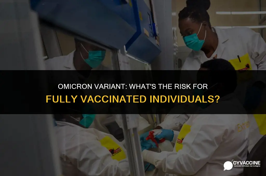 is omicron dangerous for fully vaccinated