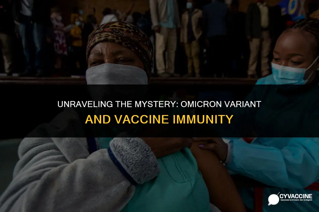is omicron variant immune to vaccine