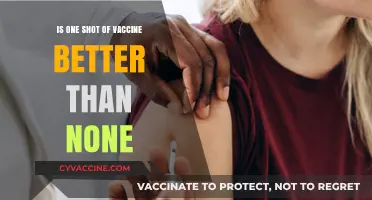 One Shot Dilemma: Partial Vaccination vs. No Protection at All?