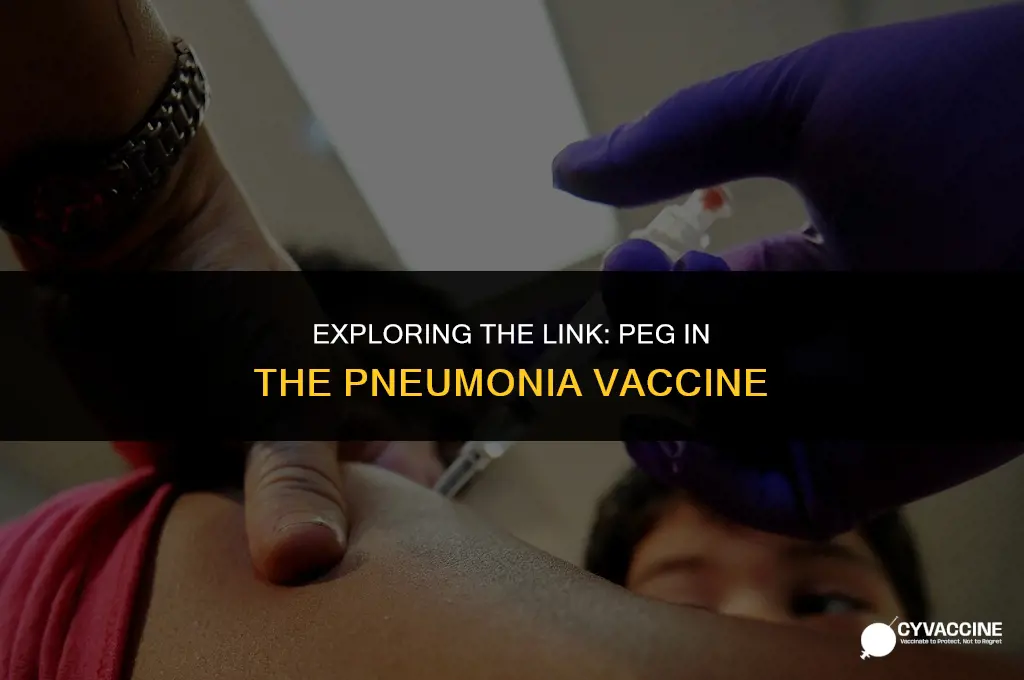 is peg in the pneumonia vaccine
