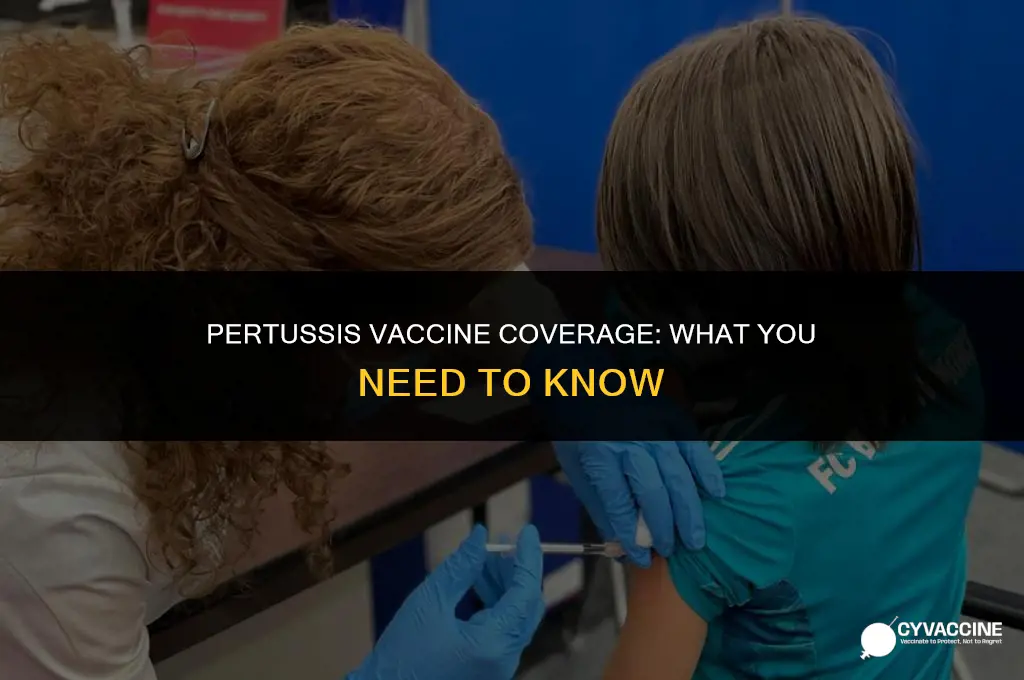 is pertussis vaccine covered by insurance