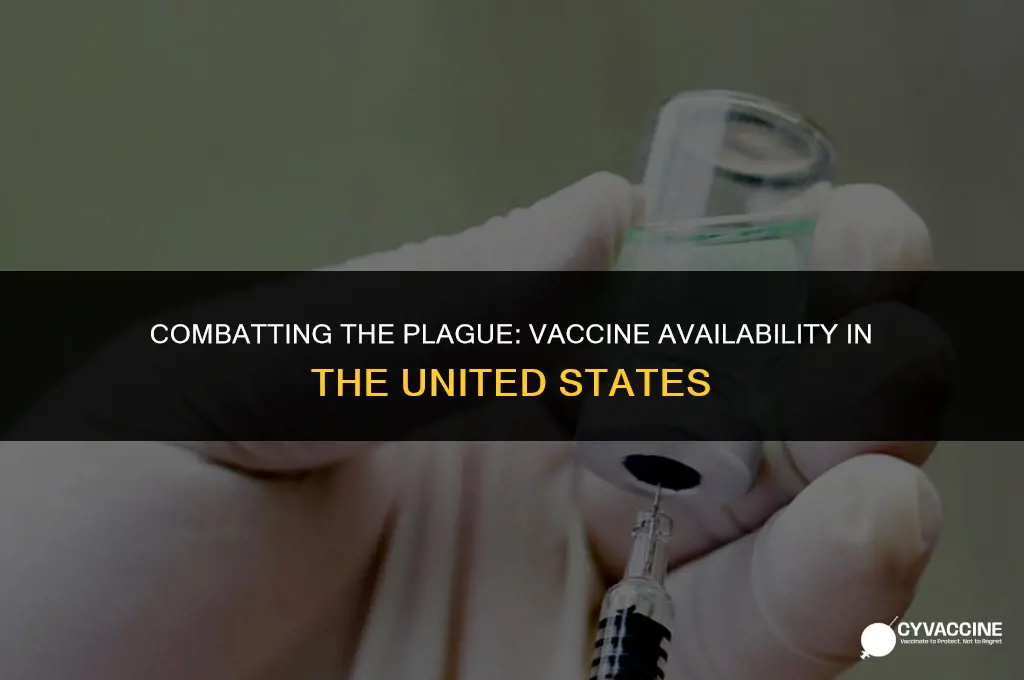 is plague vaccine available in us