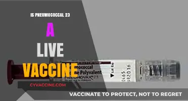 Understanding Pneumococcal 23: Is It a Live Vaccine?