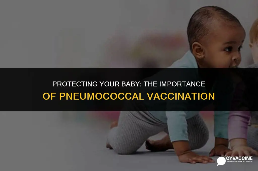 is pneumococcal vaccine necessary for babies
