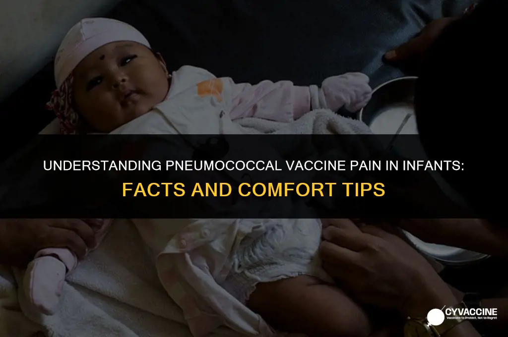 is pneumococcal vaccine painful for infants