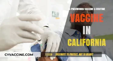 Is Pneumonia Vaccine Routine in California? What You Need to Know