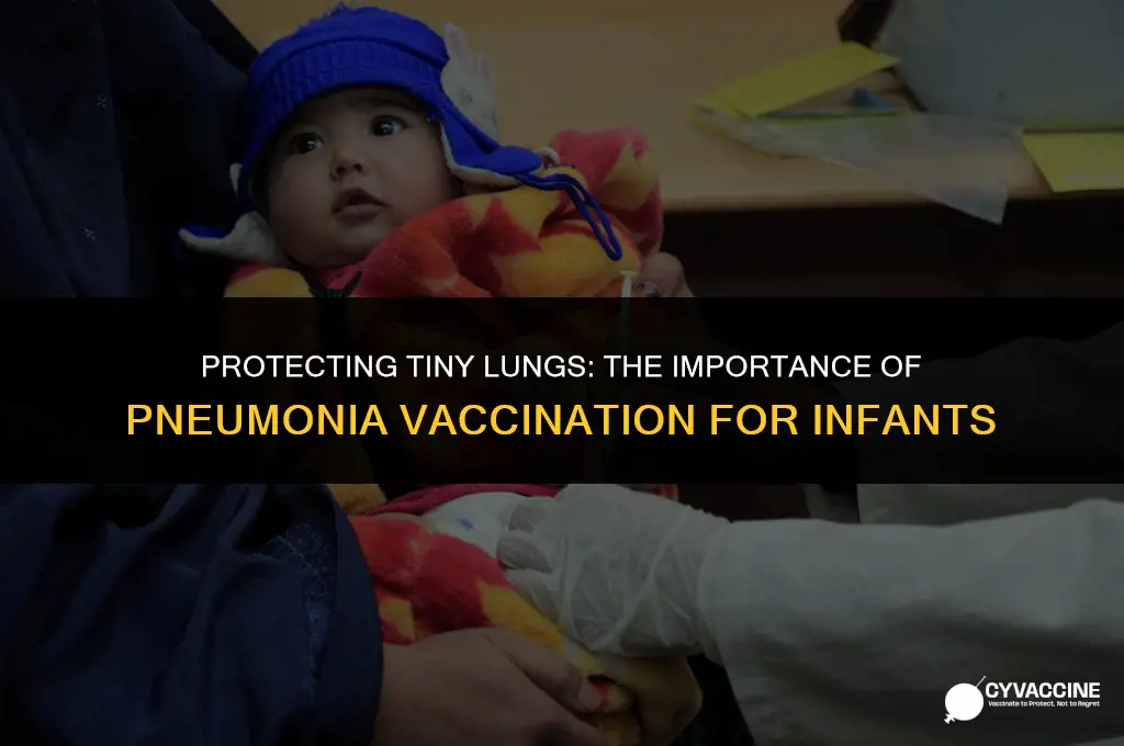 is pneumonia vaccine compulsory for infants