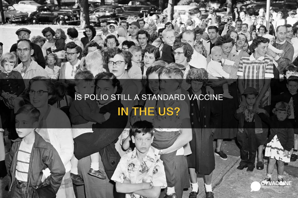 is polio a standard vaccine in the us
