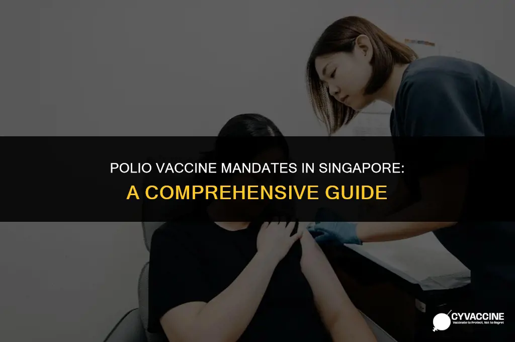 is polio vaccine compulsory in singapore