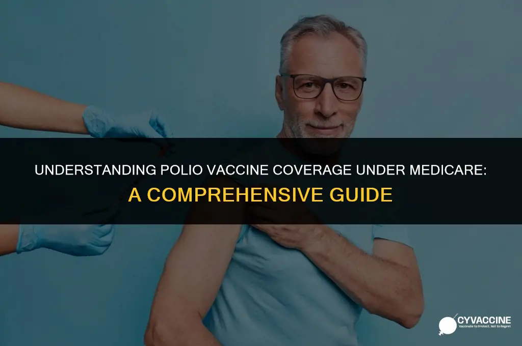 is polio vaccine covered by medicare