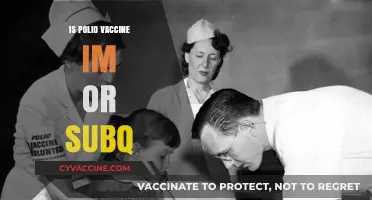 Understanding Polio Vaccine Administration: IM vs. SubQ