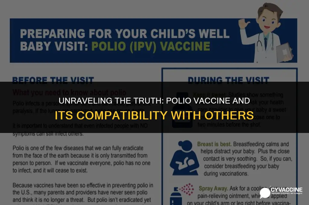 is polio vaccine mixed with others