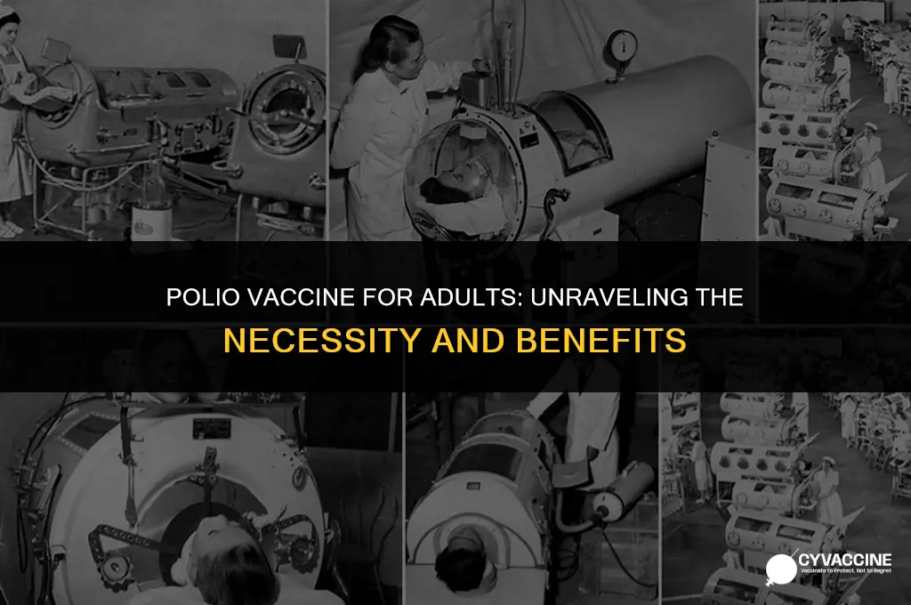 is polio vaccine necessary for adults