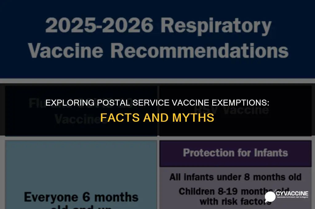 is post office exempt from vaccine