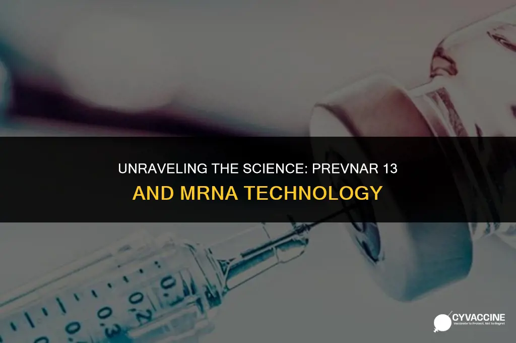 is prevnar 13 a mrna vaccine