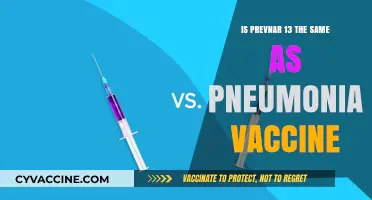 Prevnar 13 vs Pneumonia Vaccine: Understanding the Key Differences