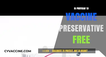Exploring the Ingredients: Is Prevnar 13 Vaccine Preservative-Free?