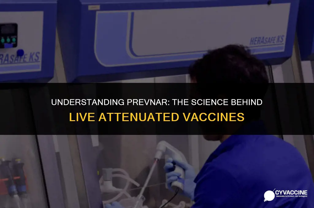 is prevnar a live attenuated vaccine