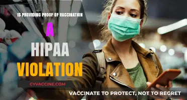 Is Proof of Vaccination a HIPAA Violation? Legal Insights