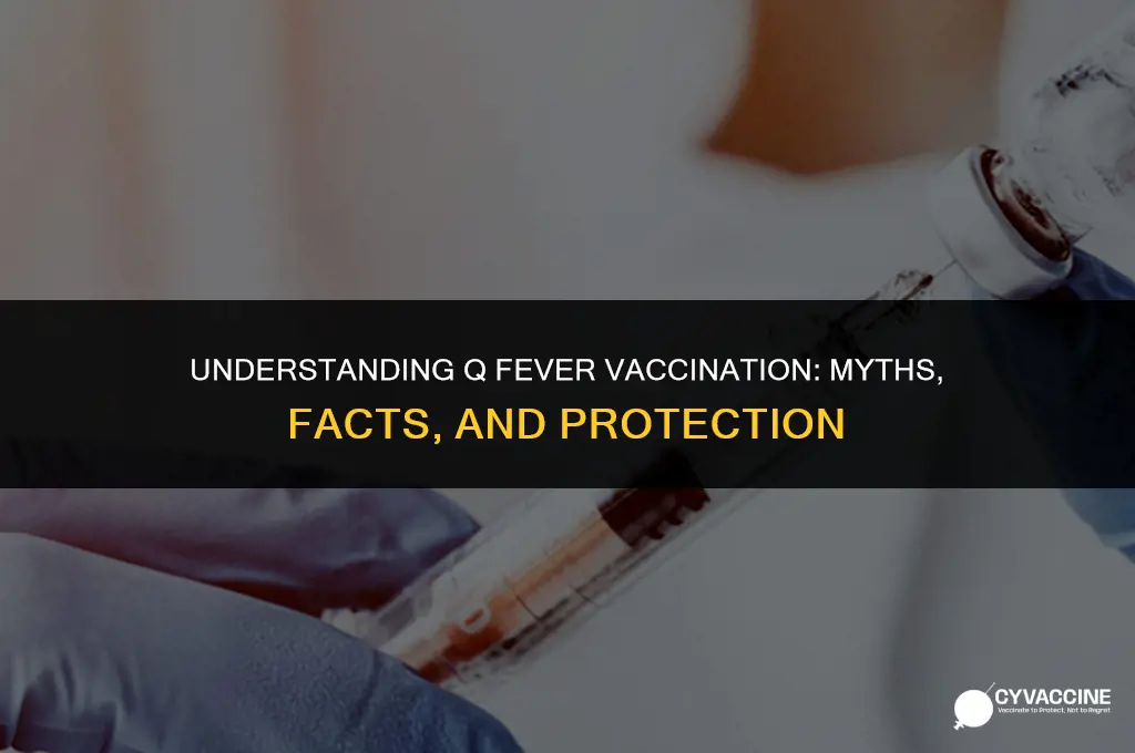 is q fever a live vaccine