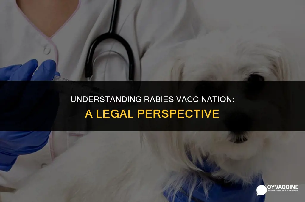is rabies vaccine a federal law