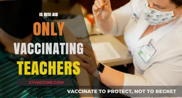 Rite Aid's Exclusive Teacher Vaccination Policy: A Closer Look