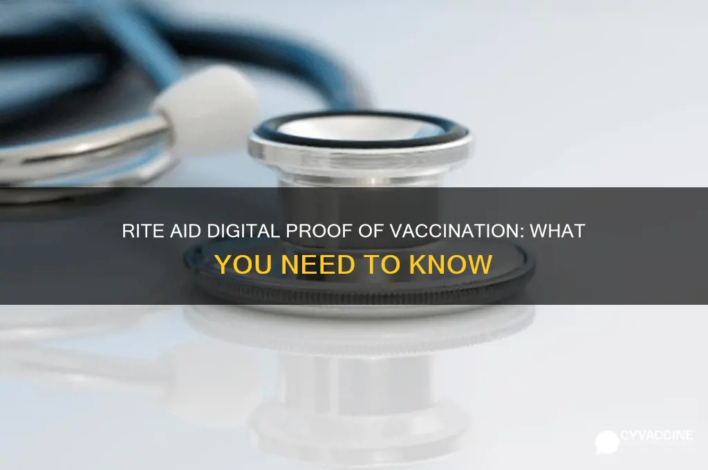 is rite aid sending digital proof of vaccination