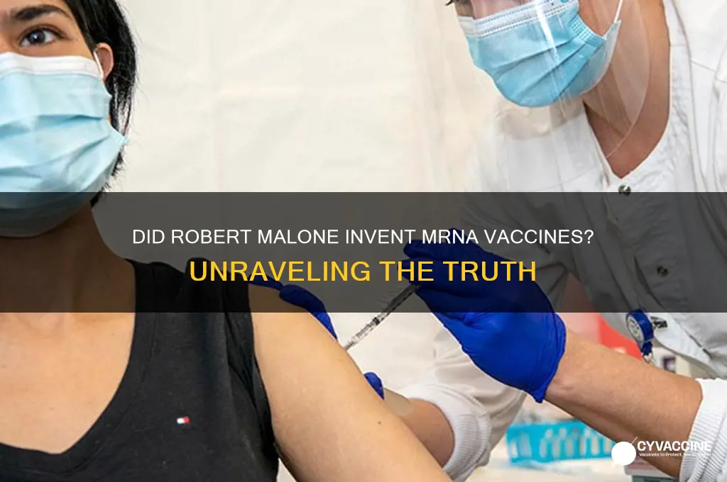 is robert malone the inventor of mrna vaccine