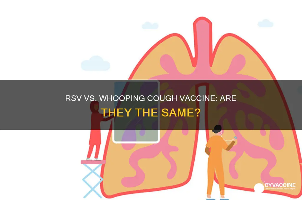 is rsv and whooping cough vaccine the same