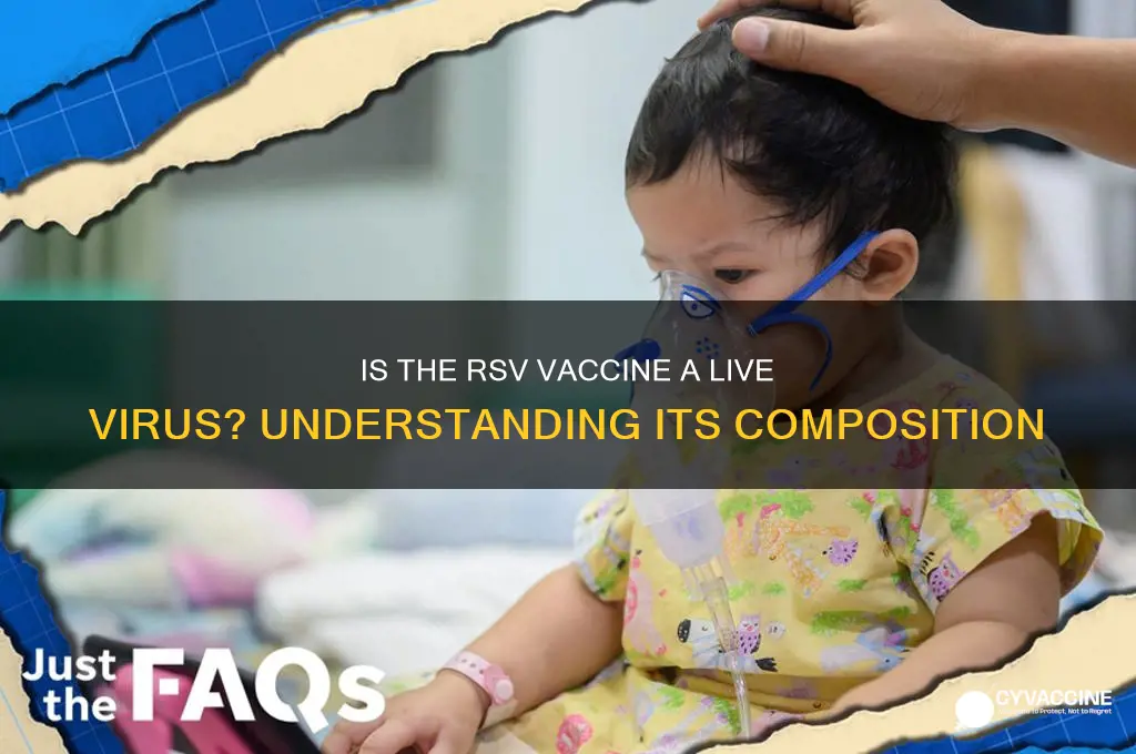 is rsv vaccine a live virus