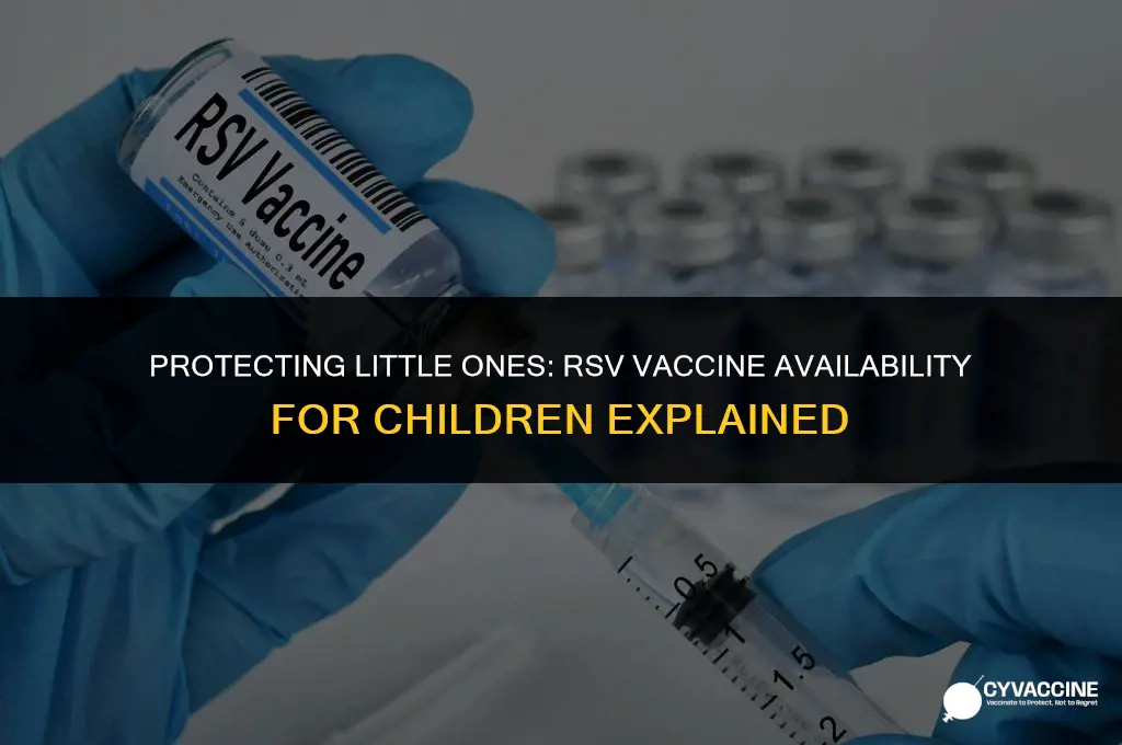is rsv vaccine available for children