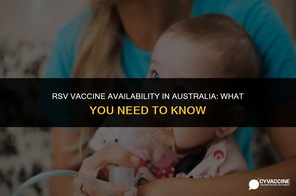 is rsv vaccine available in australia