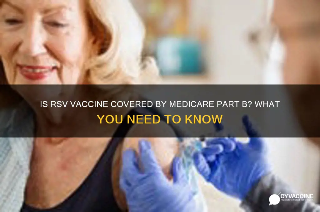 is rsv vaccine covered by medicare part b