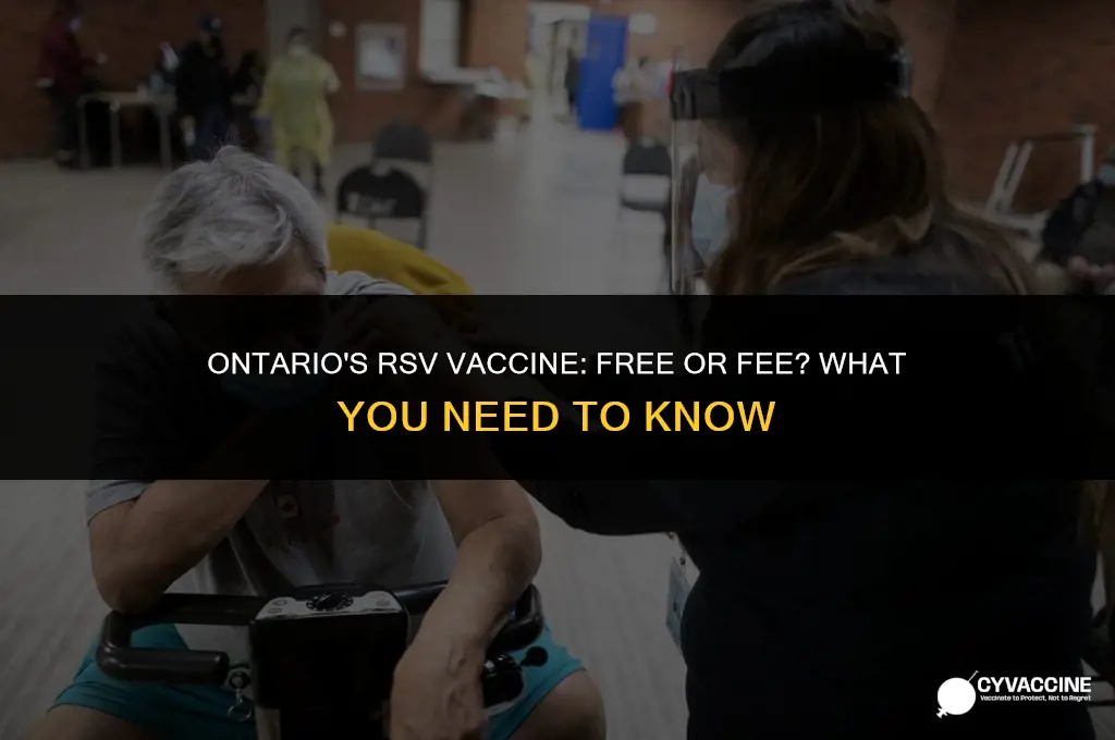 is rsv vaccine free in ontario