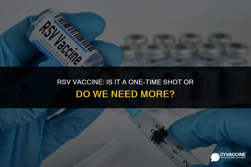 is rsv vaccine only one time