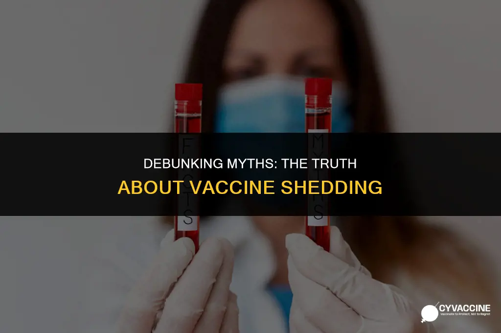 is shedding from the vaccine real