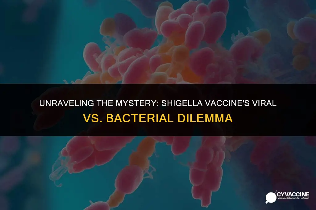 is shigella vaccine viral or bacterial