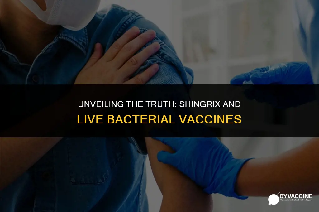 is shingrix a live bacterial vaccine