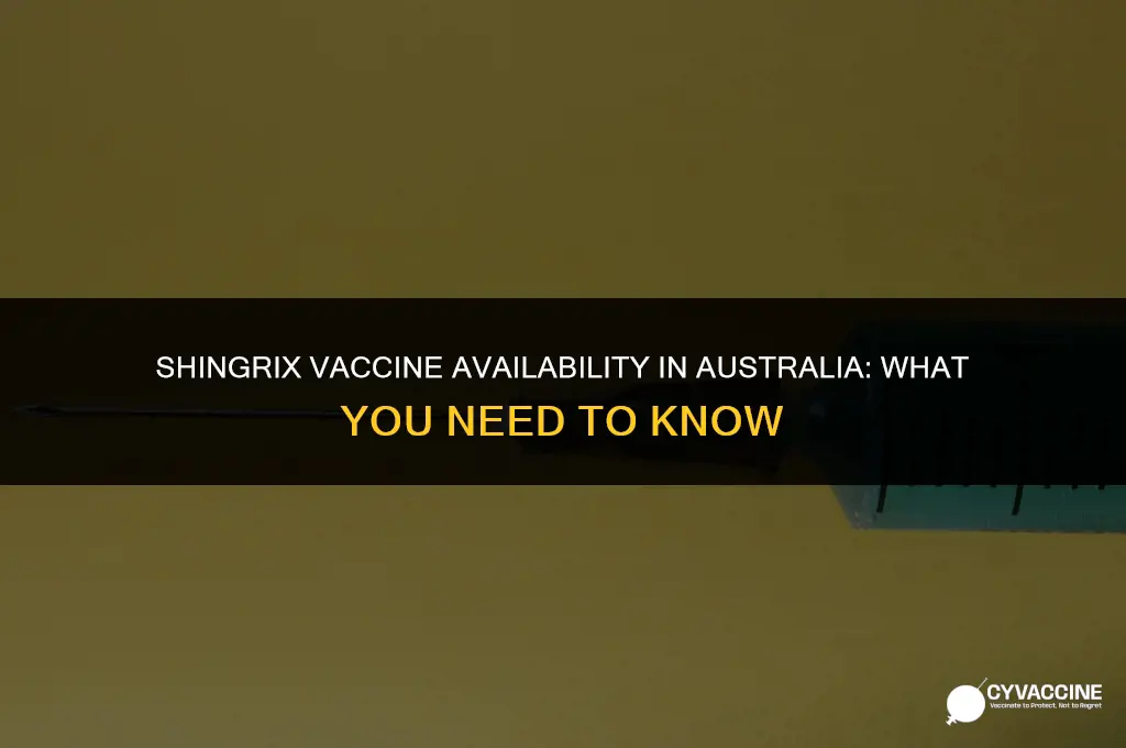 is shingrix vaccine available in australia