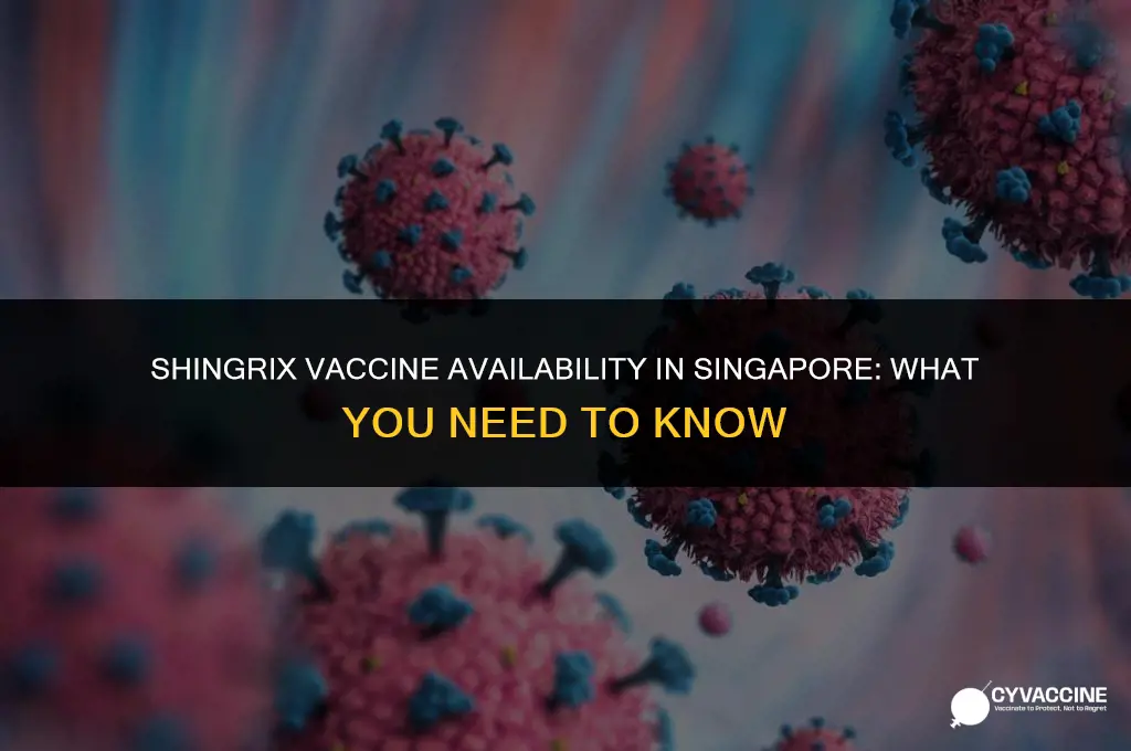 is shingrix vaccine available in singapore