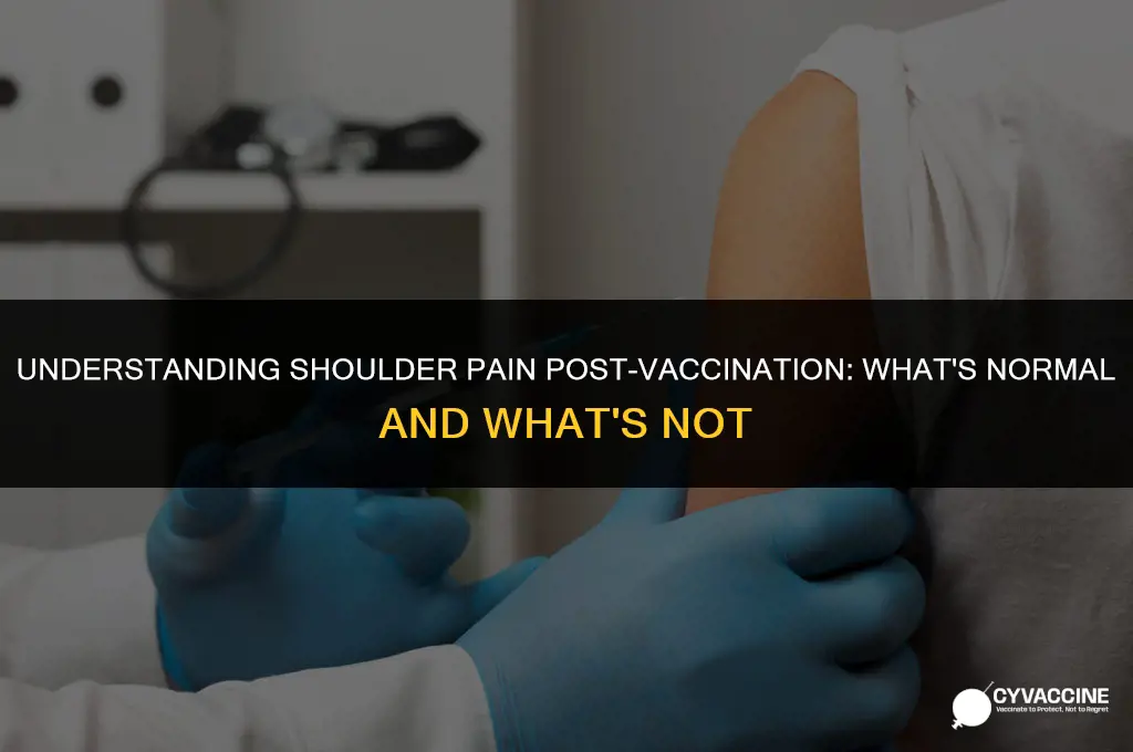 is shoulder pain after vaccination normal