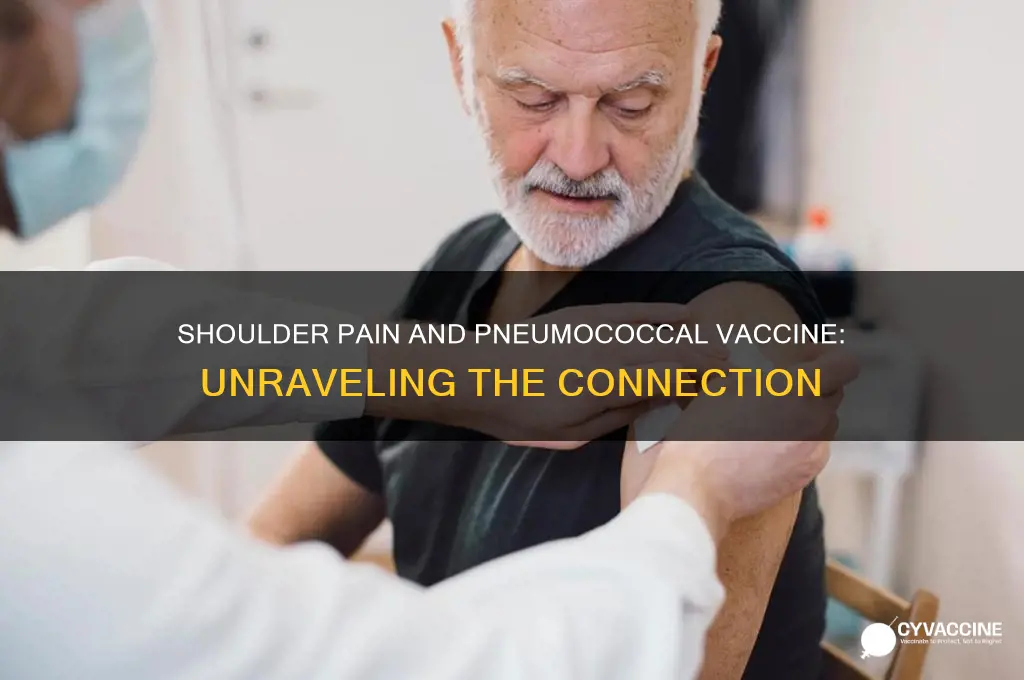is shoulder pain associated with the pneumococcal vaccine