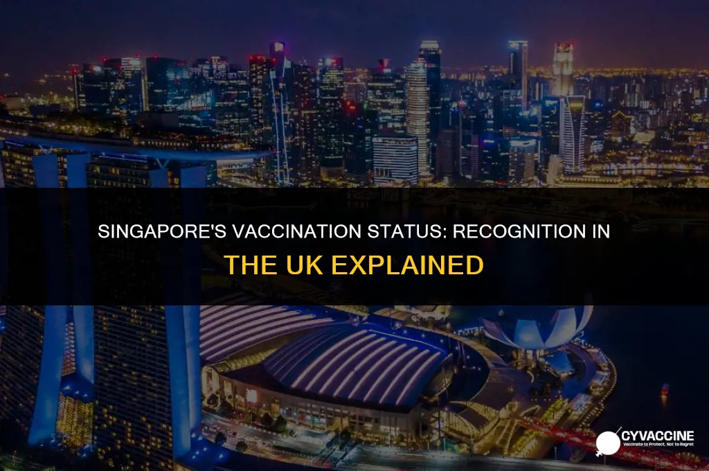 is singapore vaccination recognised in uk